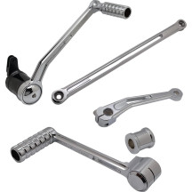 Deep Cut Foot Control Kits — Chrome