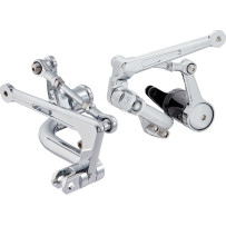 Mid Control Kits — Touring/Bagger fitment, Chrome