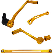 SpeedLiner Foot Control Kit — Solo shifter, gold anodized