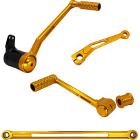 SpeedLiner Foot Control Kit — Solo shifter, gold anodized