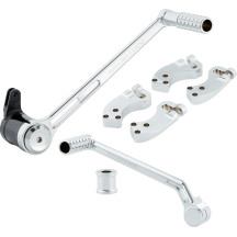 Extended Foot Control Kit — Chrome