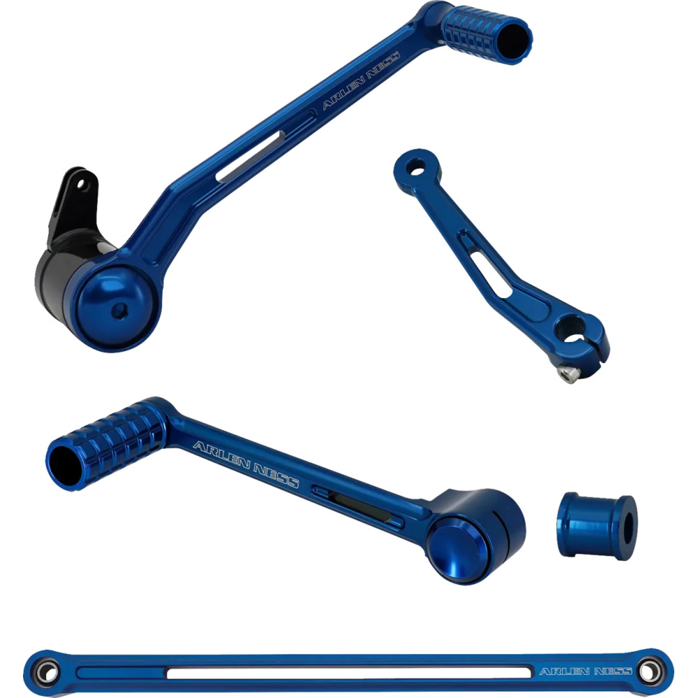 SpeedLiner Foot Control Kit — Solo, Blue anodized