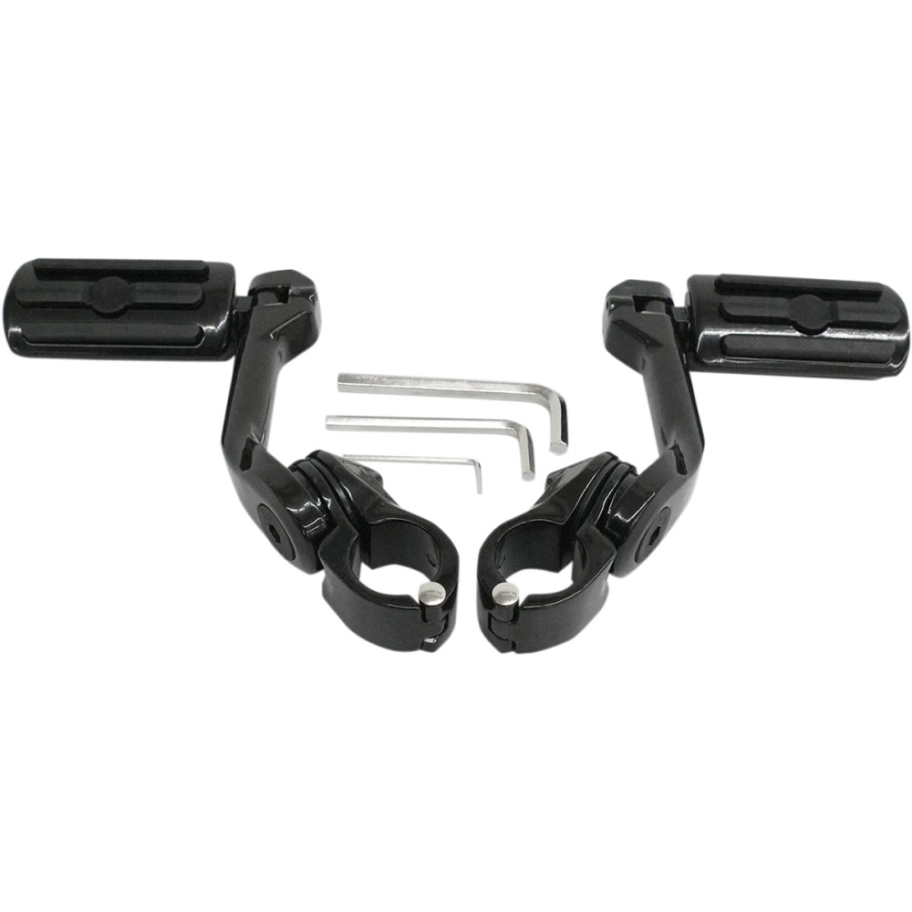 Highway Pegs with Mount Set Kit — 32 mm (1-1/4") clamp, 12.5 cm (5") length