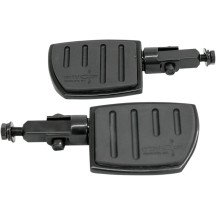 Flatfoot Pegs — Black, bolt-on mounting