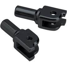 Foot Peg Mounts — Black, female mount