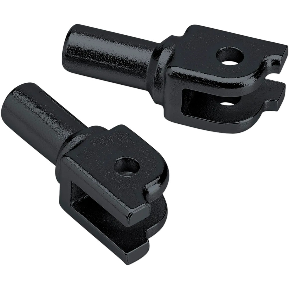Foot Peg Mounts — Black, female mount
