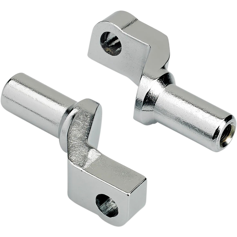 Foot Peg Mounts — Male mount, Polished chrome