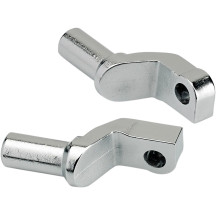 Foot Peg Mounts — Male mount, Polished chrome
