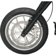 Six-Piston Differential-Bore Front Caliper — 6 piston, 330 mm (13"), left, Chrome