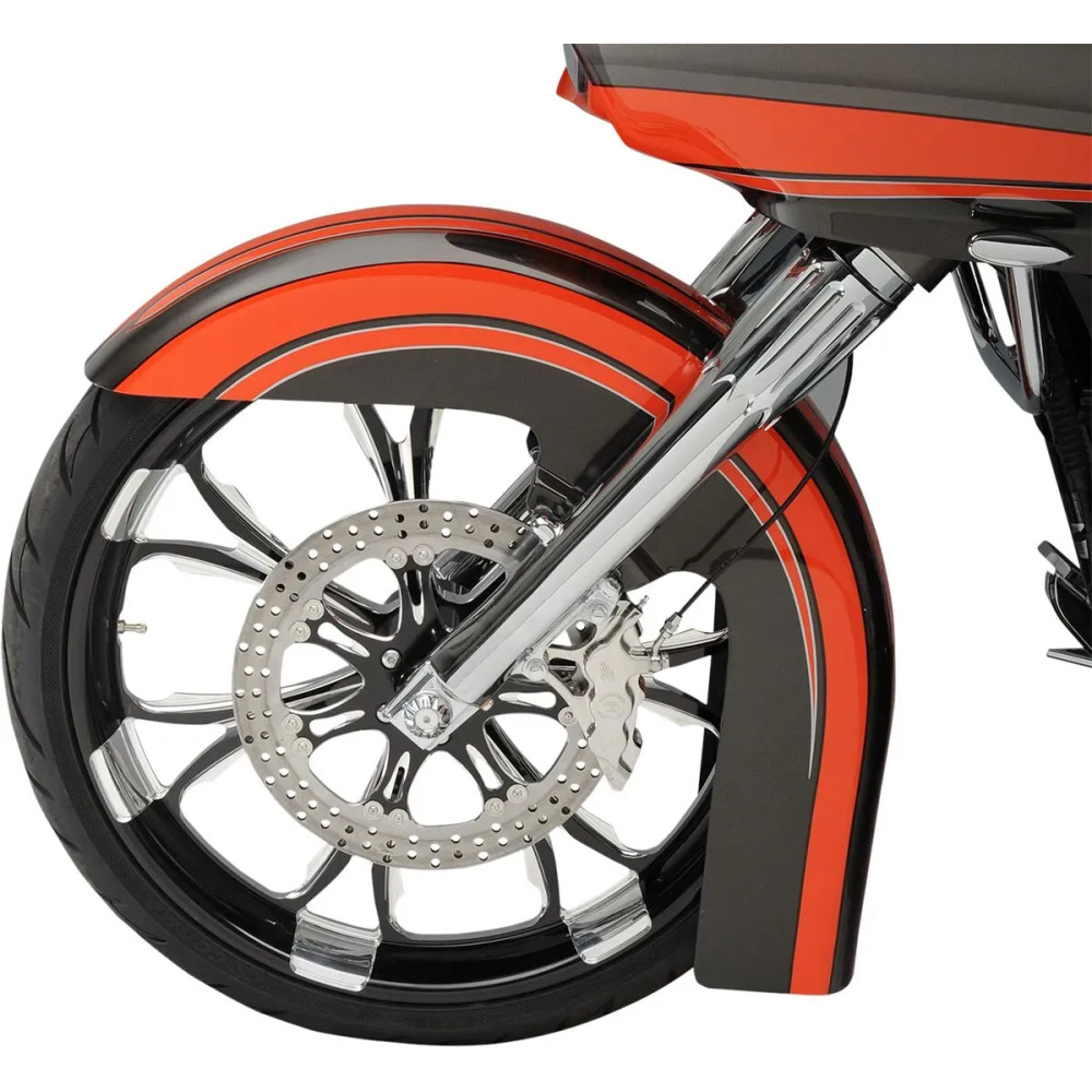 Six-Piston Differential-Bore Front Caliper — 6 Piston, 292 mm (11-1/2"), Chrome, Left