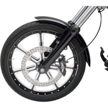 Six-Piston Differential-Bore Front Caliper — 6 piston, 330 mm (13"), left, anodized black