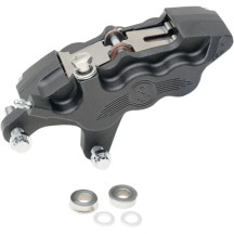 Six-Piston Differential-Bore Front Caliper — 292 mm (11-1/2"), 6-piston, left, Black matte