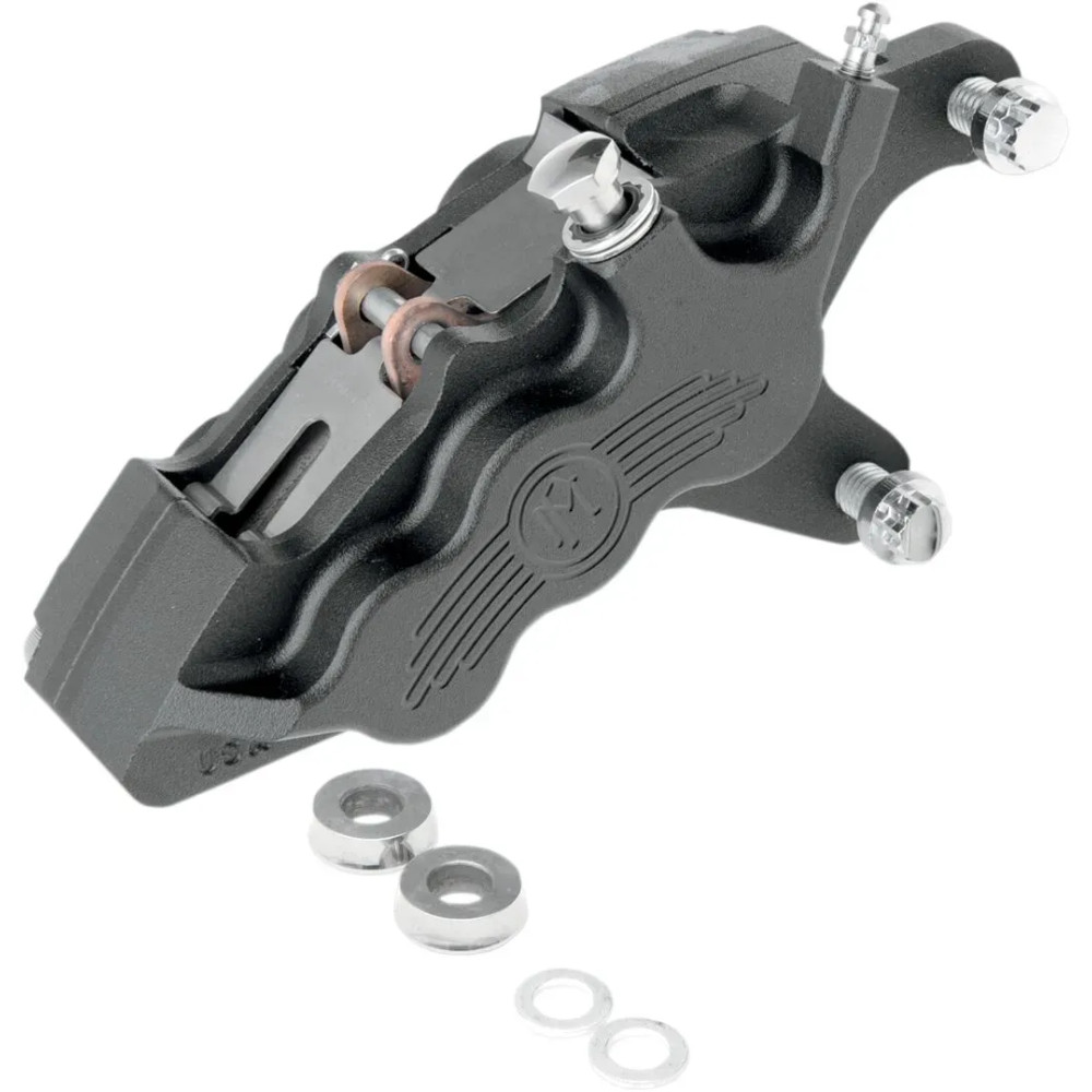 Six-Piston Differential-Bore Front Caliper — 6-piston, 292 mm (11-1/2") rotor, Black matte