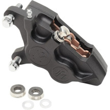 Four-Piston Differential-Bore Caliper — 4-piston, 292 mm rotor, front left, black matte
