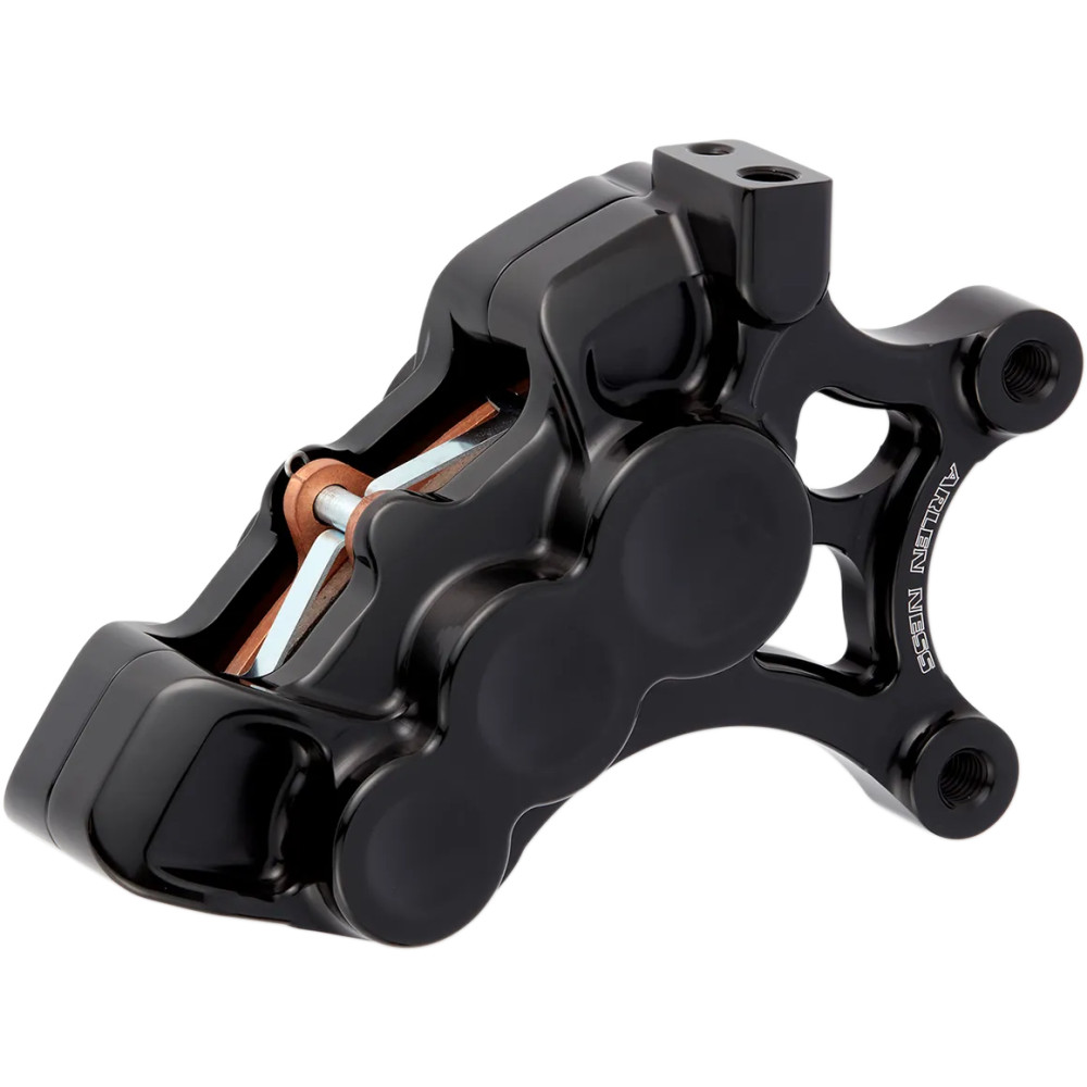 Ness Tech Six-Piston Differential Bore Caliper — 6 piston, 356 mm (14 in), front right, black