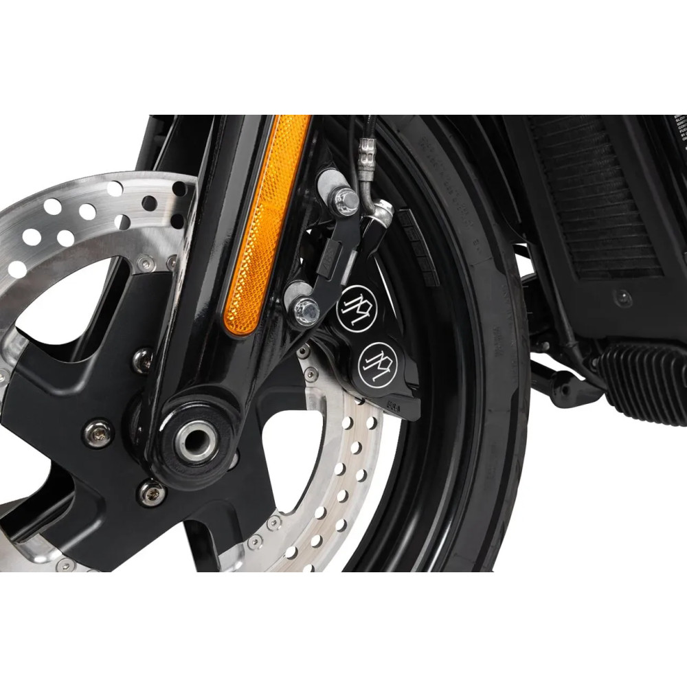 4-Piston Caliper — 300 mm rotor, Front Left, Black