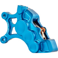6-Piston Caliper — 6 piston, 356 mm (14"), front left, anodized blue