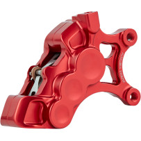 6-Piston Caliper — 356 mm (14"), Front right, Anodized red