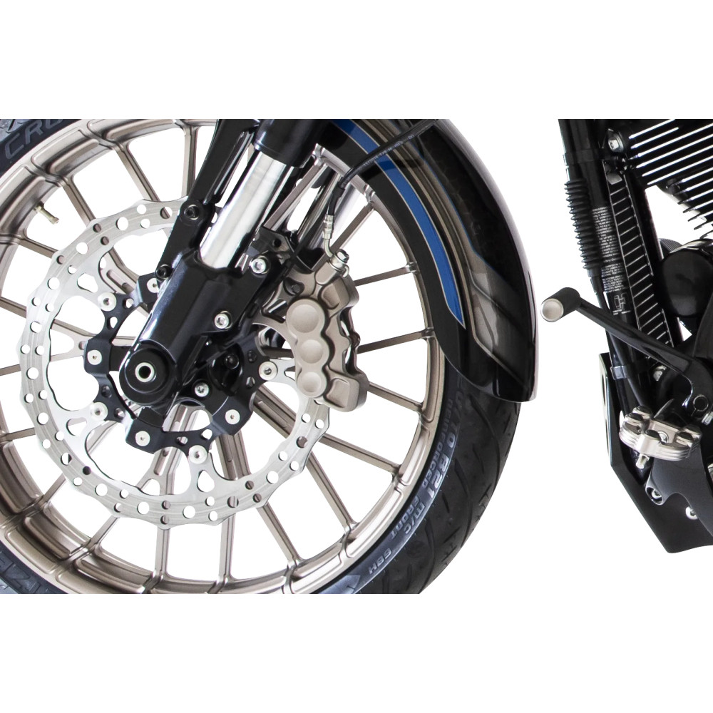 6-Piston Caliper — 356 mm (14") rotor, Front Left, Anodized gray