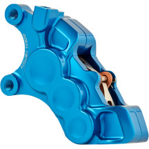 6-Piston Caliper — 6 piston, 300 mm rotor, anodized blue, front left