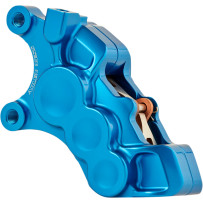 6-Piston Caliper — 6 piston, 300 mm rotor, anodized blue, front left