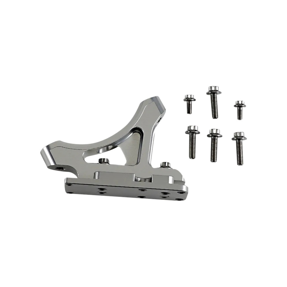 Soporte de freno radial/ambidiestro — izquierda/derecha, anodizado claro