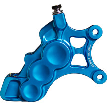 6-Piston Caliper — 300 mm (11.8 in), 6 piston, front right, anodized blue