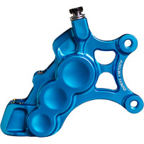 6-Piston Caliper — 300 mm (11.8 in), 6 piston, front right, anodized blue