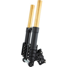 4-Piston Radial Caliper — 100 mm bolt spacing, Black anodized