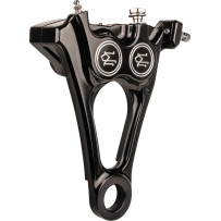 4-Piston Differential-Bore Rear Caliper — Contrast Cut™