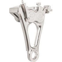 4-Piston Differential-Bore Rear Caliper — Rear Right, Chrome