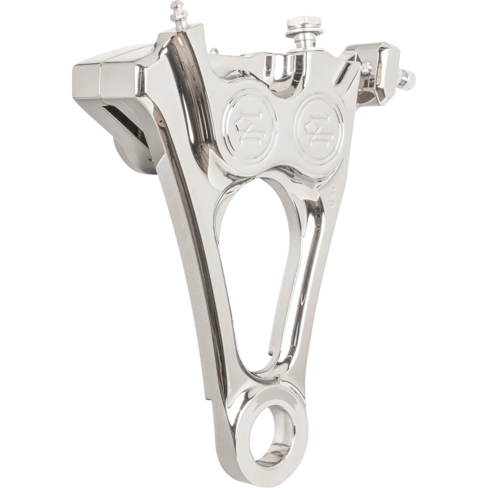 4-Piston Differential-Bore Rear Caliper — Rear Right, Chrome