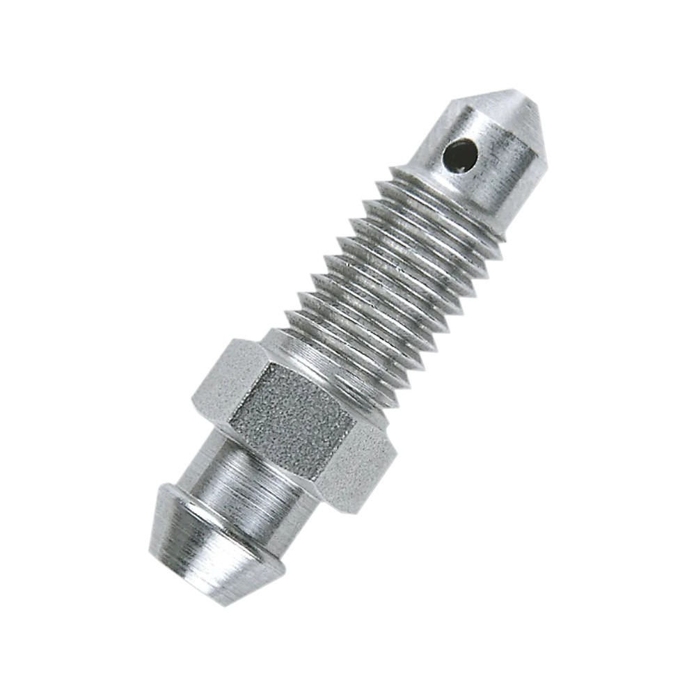 Válvula de purga — rosca 1/4-28, plateado