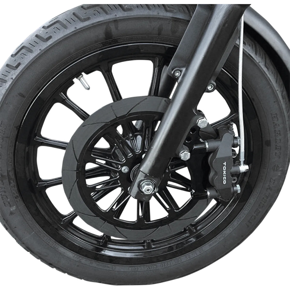 Radial Front Brake Caliper Mounts — 330 mm (13"), Front, Black