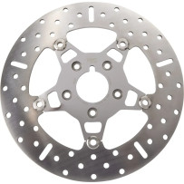 FSD Series Stainless Steel Front Brake Rotor for Big Twins — 292 mm (11-1/2"), 5.08 mm (0.2"), 5-Button