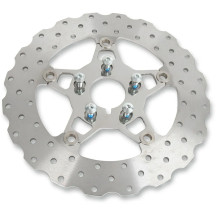 FSD Series Stainless Steel Front Brake Rotor for Big Twins — 292 mm OD, 5.08 mm, 5-button