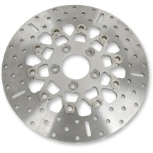 Custom Stainless Steel Rear Brake Rotor — 292 mm OD, 6.10 mm thickness, two-piece floating, five-bolt fitment