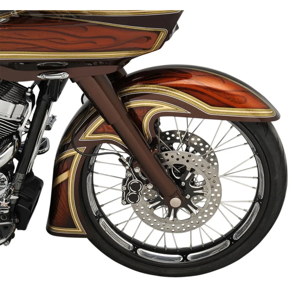 Two-Piece Brake Rotor — 300 mm (11.8 in), for Performance Machine wheels only, Black matte, silver