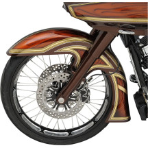 Two-Piece Brake Rotor — 300 mm (11.8 in), for Performance Machine wheels only, Black matte, silver