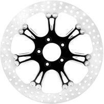 Two-Piece Brake Rotor — 330 mm (13"), Black matte, Silver