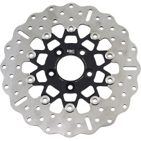 Custom Stainless Steel Rear Brake Rotor — 290 mm, 6.10 mm, Two-piece (floating), Black