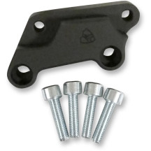 Big Brake Floating Rotor Kit — 356 mm (14"), Two-piece (floating), Black, Silver