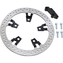 Big Brake Floating Rotor Kit — 356 mm (14") , Black/Silver