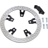 Big Brake Floating Rotor Kit — 356 mm (14") , Black/Silver