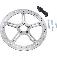 Big Brake Floating Rotor Kit — 381 mm (15") Two-piece (floating), Silver