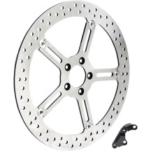Big Brake Floating Rotor Kit — 381 mm (15"), Two-Piece Floating, Silver