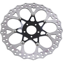 Two-Piece Floating Brake Rotor — 356 mm (14"), 5-bolt hub-mounted fitment, Black