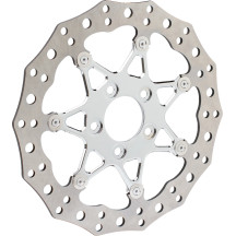 Two-Piece Floating Brake Rotor — 300 mm (11.8"), 5-bolt hub fit, Chrome