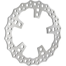 Jagged Floating Rotor — 300 mm, two-piece (floating), silver