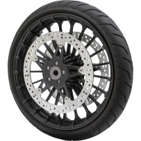 Big Brake Floating Rotor Kit — 356 mm (14") , two-piece (floating), Black